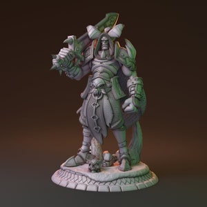 Inmas the Demon Warrior / Tabletop Model / Miniature Figurine | MythReal Games