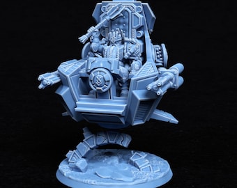 Dwarf King on Battle Throne / Tabletop Model / Wargaming Miniature | Tablehammer