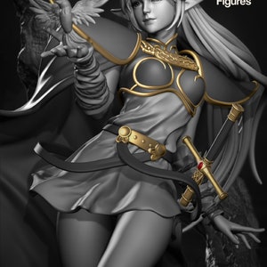Elf Priestess  / Display Piece Statuette | NomNom Figures