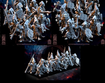 Goblin Horde Warriors / Tabletop Model / Miniature Figurine | The Beholder Miniatures