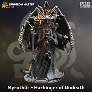 Myrothlir the Harbginer of Undeath / Tabletop Model / Miniature Figurine | DM Stash