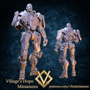 Destruidor Cyborg / Modelo de mesa / Estatueta em miniatura | Esperança da Vila