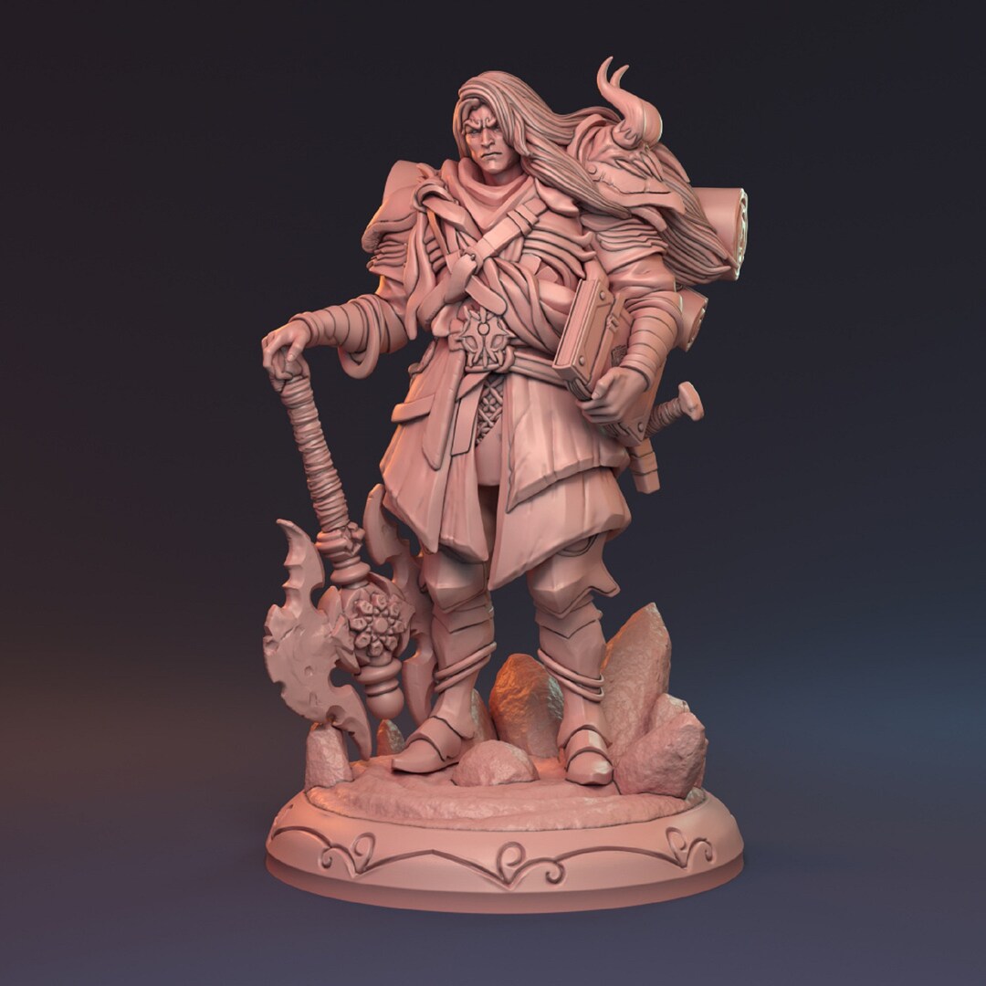 Krampt the Traveler / Tabletop Model / Miniature Figurine Mythreal
