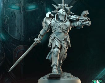 Hallowed Sword Squad / Bordsmodell / Miniatyrfigur | Archvillain Games