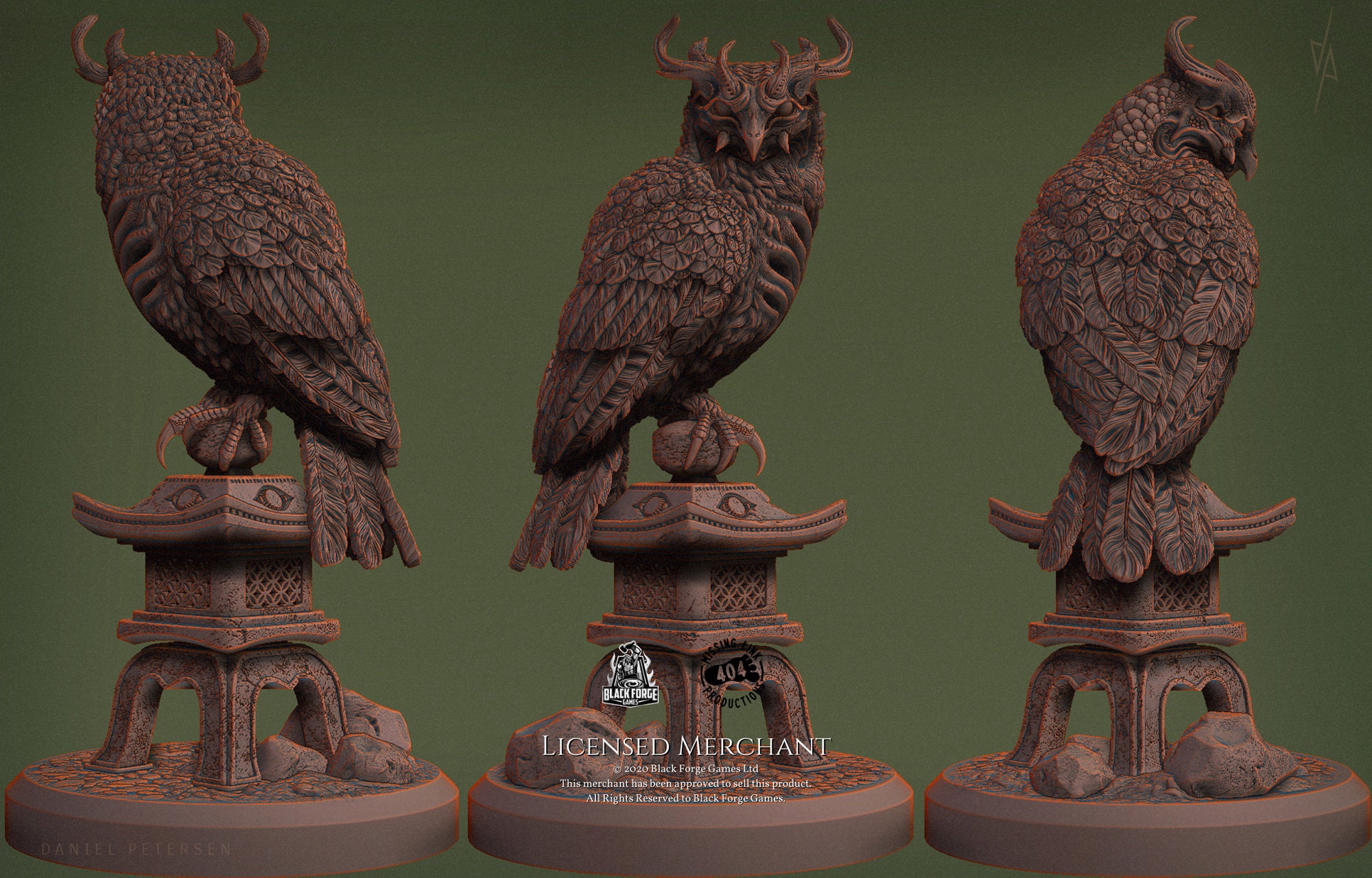 Tenjin the Cursed Scholar / Figurine | Black Forge Games - Etsy