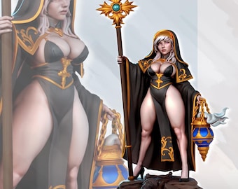 Duchowna Elanora / Model stołowy / Figurka miniaturowa | Gaz Miniatures