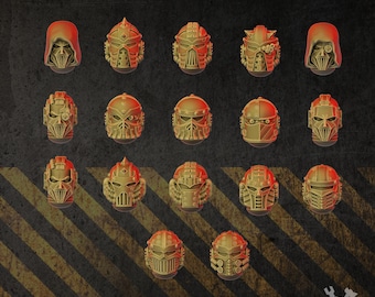 Metal Brotherhood Head Kit / Tabletop Model / Wargaming Miniature | DakkaDakka