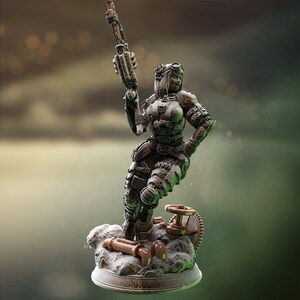 Steampunk Sharpshooter Aldith / Tabletop Model / Miniature Figurine | DM Stash