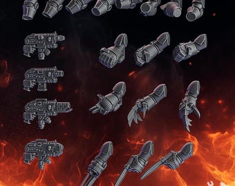 Zestaw broni Pactum Aeternum / model stołowy / miniatura Wargaming | DakkaDakka