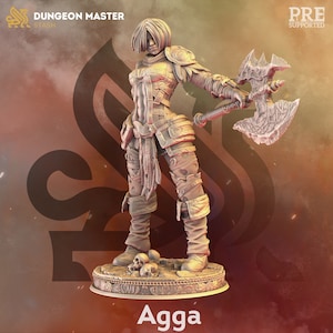 Goliath Barbarian Agga / Tabletop Model / Miniature Figurine | DM Stash