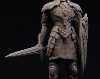 Dark Knight Soldier / Tabletop Model / Miniature Figurine | Realstone Miniatures