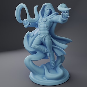 L the Human Wizard / Tabletop Model / Miniature FIgurine | TwinGoddess Minis