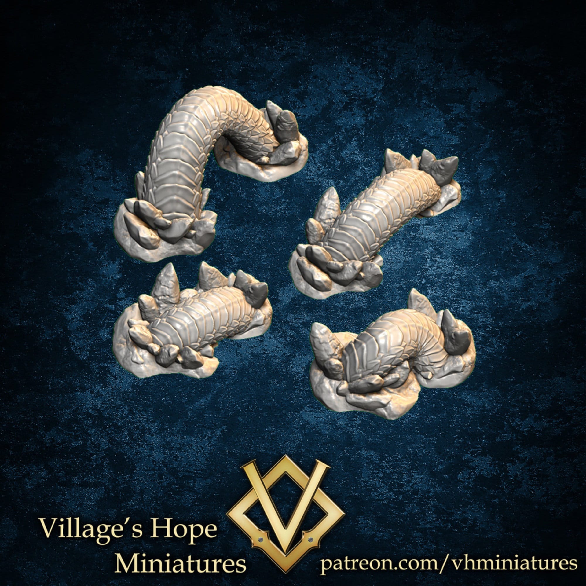Yamata No Orochi the Eight Headed Serpent / Tabletop Model