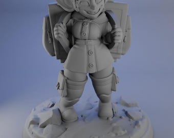 Bobbi the Goblin Merchant / Tabletop Model / Miniature Figurine | Twin Goddess Minis