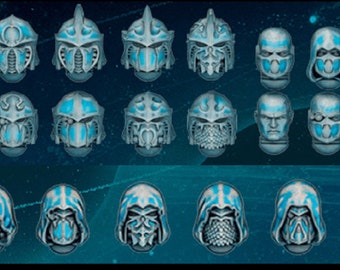 Scylla Legion Head Armor Kit / Tabletop Model / Wargaming Miniature | DakkaDakka