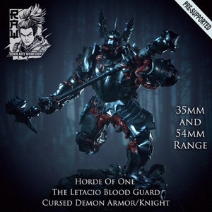 Demon Knight Horde of One / Tabletop Model / Miniature Figurine | Ronin Arts Workshop