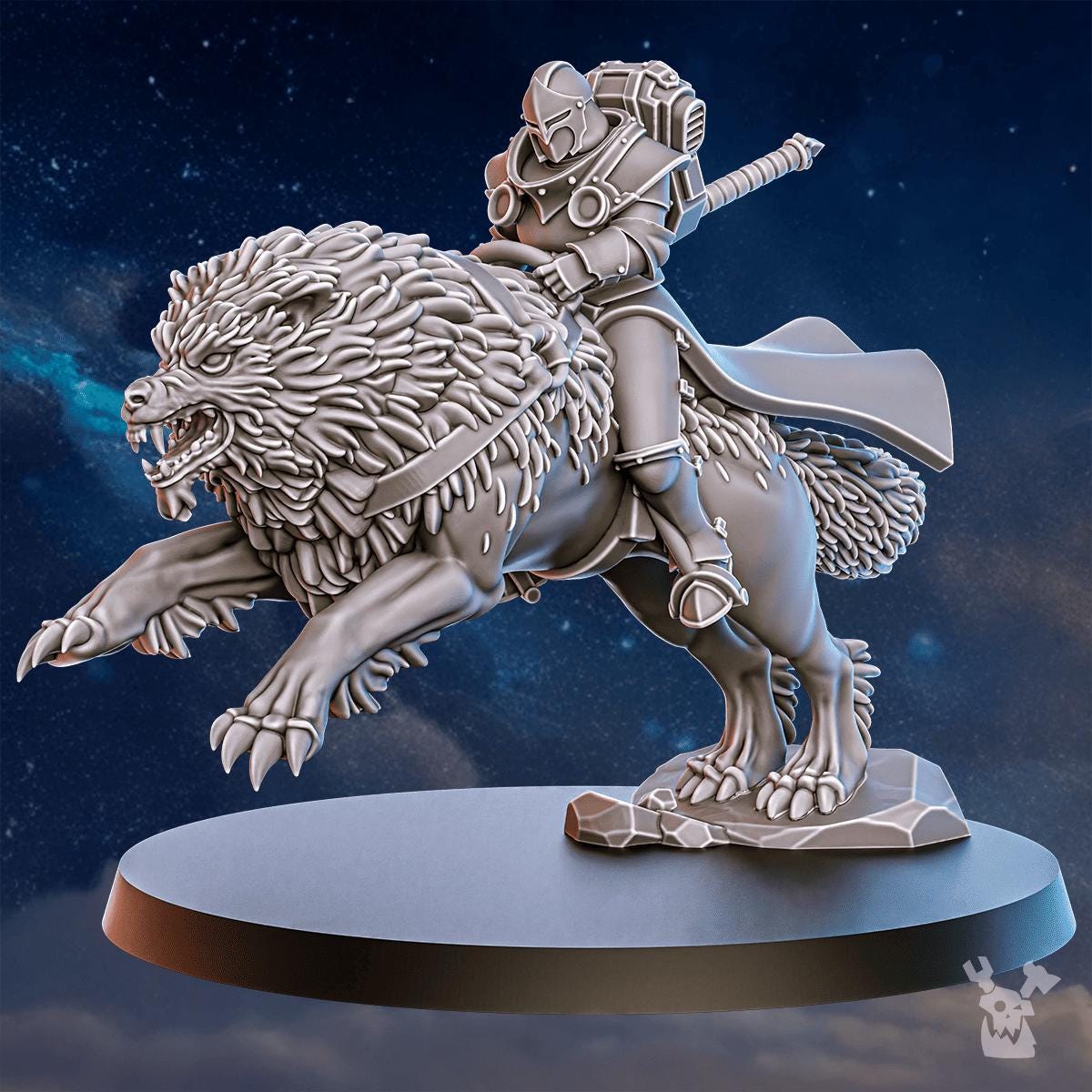 Wolf Rider Miniatures Stormpride Wolf Rider Squad / Tabletop Model / Wargaming Miniature ...