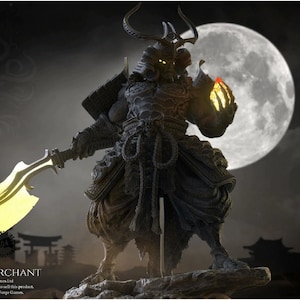 Tenjin the Cursed Scholar / Figurine | Black Forge Games