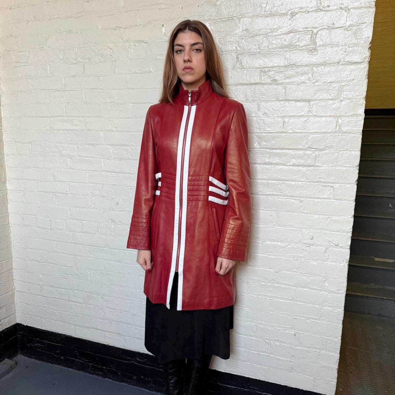 ジャケット・アウター Vnintage leather mods coat Vintage 70s Boho mod patchwork leather coat jacket - shabbybabe