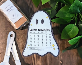 Konwersja jednostek Magnes duchów - Halloween - Straszne - Pieczenie i gotowanie - Pomiar - Okres świąteczny - Lodówka - Wystrój kuchni - Prezenty