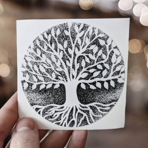 Tree of Life | Sticker & Magnet by Skye Rain Art | Natural | Botanical | Plants | Bohemian | Beauty | Earth | Mother Nature | Peace