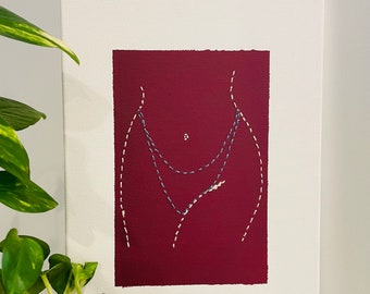 Nude Tan Lines Painting - Etsy