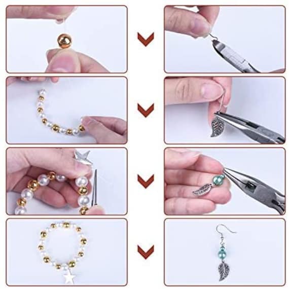 Jump Rings for Jewelry Making Kit 1500pcs Jewelry Repair Kit for