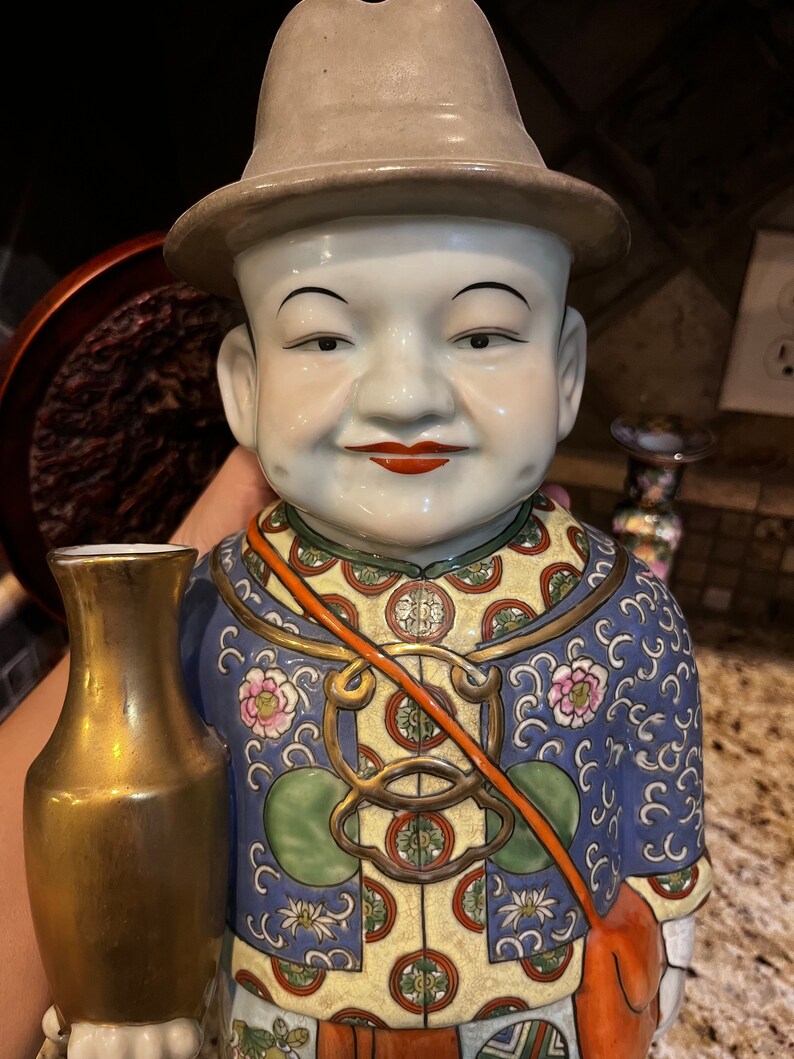 Vintage Chinese Porcelain Figure 18 Etsy