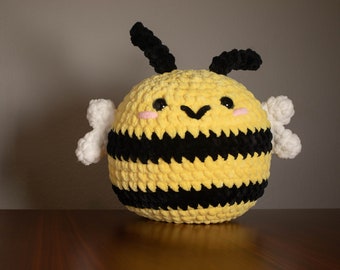 Bee Plushie - Crocheted - Made to Order