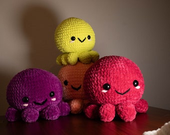 Octopus Plushie - Crochet - Made to Order