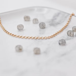 Roll chain Bracelet, 14k Gold Filled, Delicate Bracelet, Stackable Bracelets, Chain jewelry, Dainty pieces, Everyday Jewelry