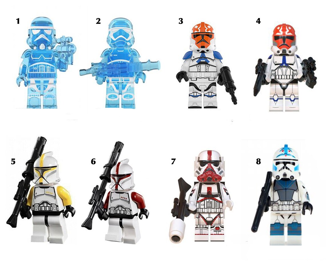 Star Wars The Bad Batch minifigures Clone Troopers | Etsy