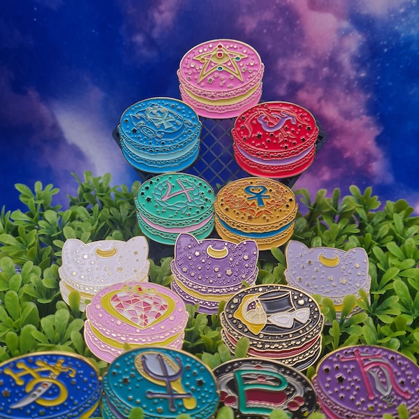 Sailor's Delight Macaron Enamel Pins | Sailor Moon inspired