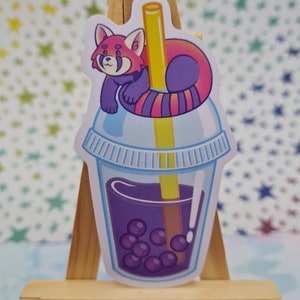 Panda rouge Sticker