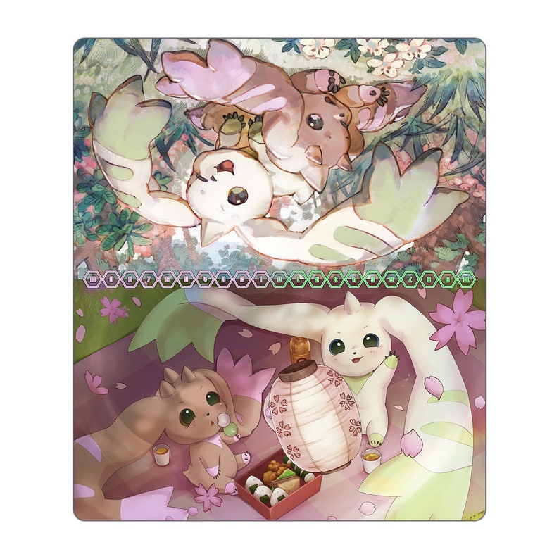 Terriermon & Lopmon TCG 2player Playmat Digimon Playmats Etsy