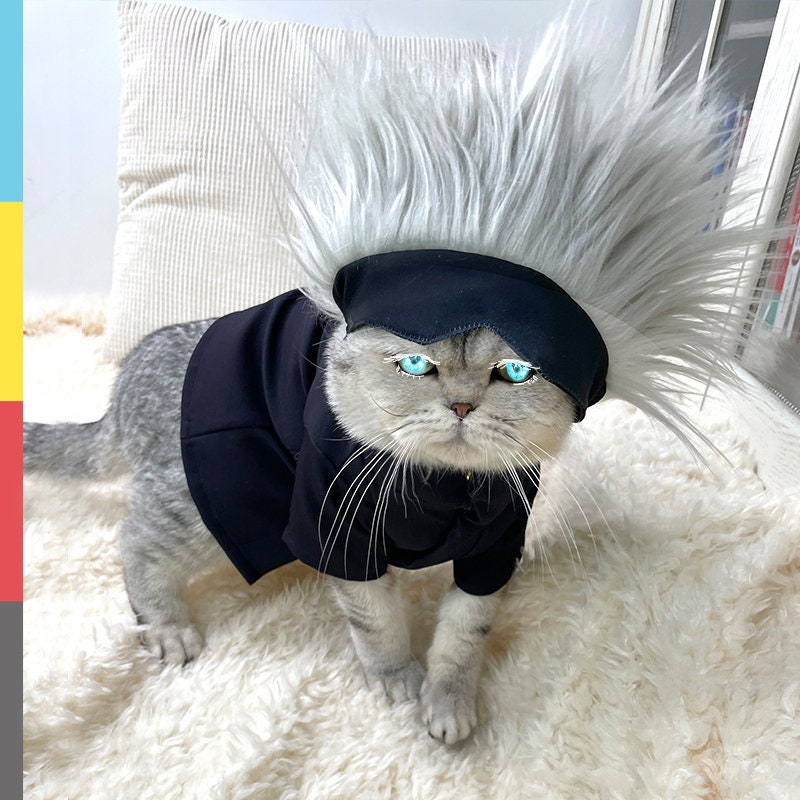 JSVDE Pet Costume Cat Small Dog Cosplay for Anime Demon Slayer Kimetsu no  Yaiba  Amazonin Pet Supplies