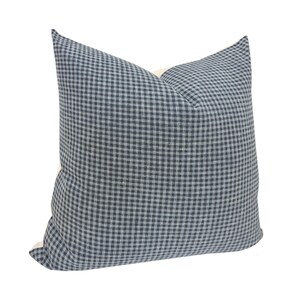 MILLIE || Blue Gingham Pillow Cover, Blue Pillow, Checkered Pillow, Blue Gingham Pillow image 2
