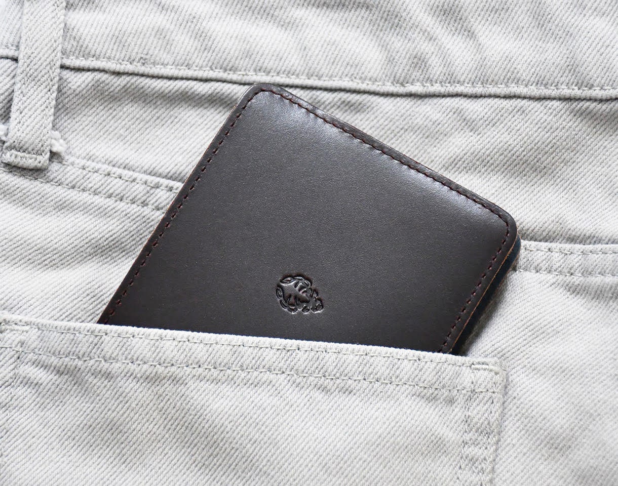 Mens Top Grain Crazy Horse Leather Bifold Wallet Stylish Durable Sturdy