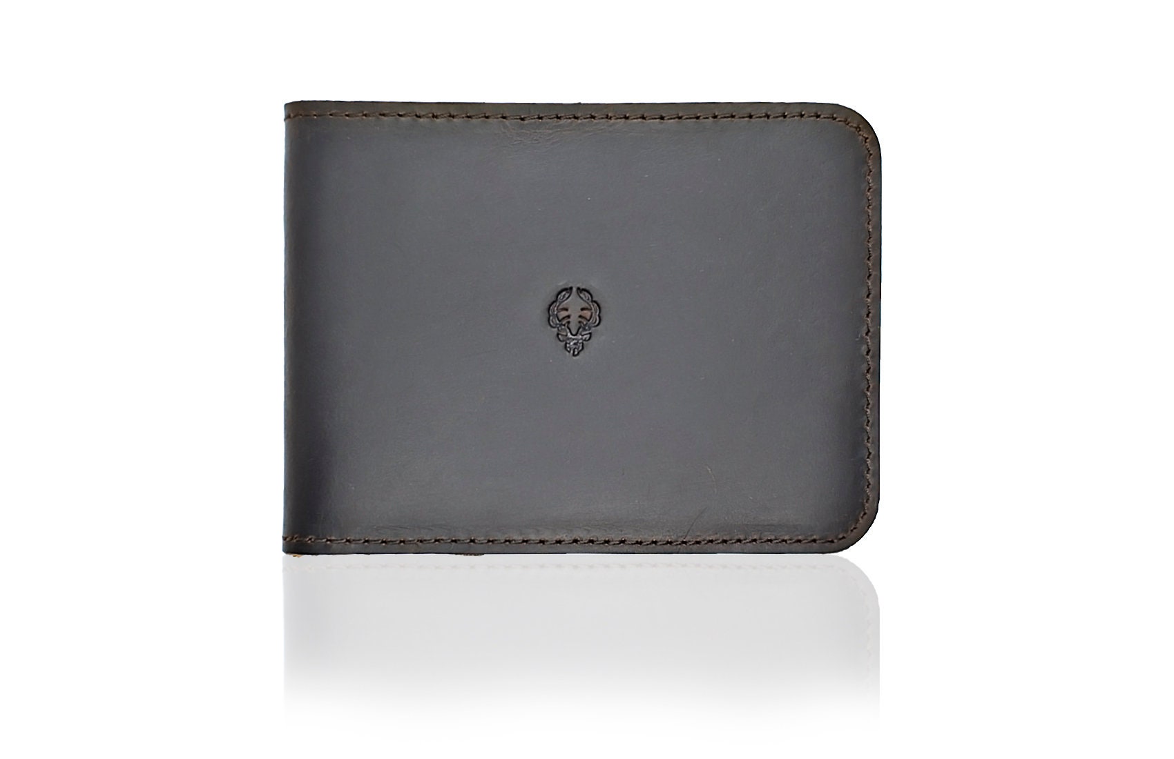 Mens Top Grain Crazy Horse Leather Bifold Wallet Stylish Durable Sturdy