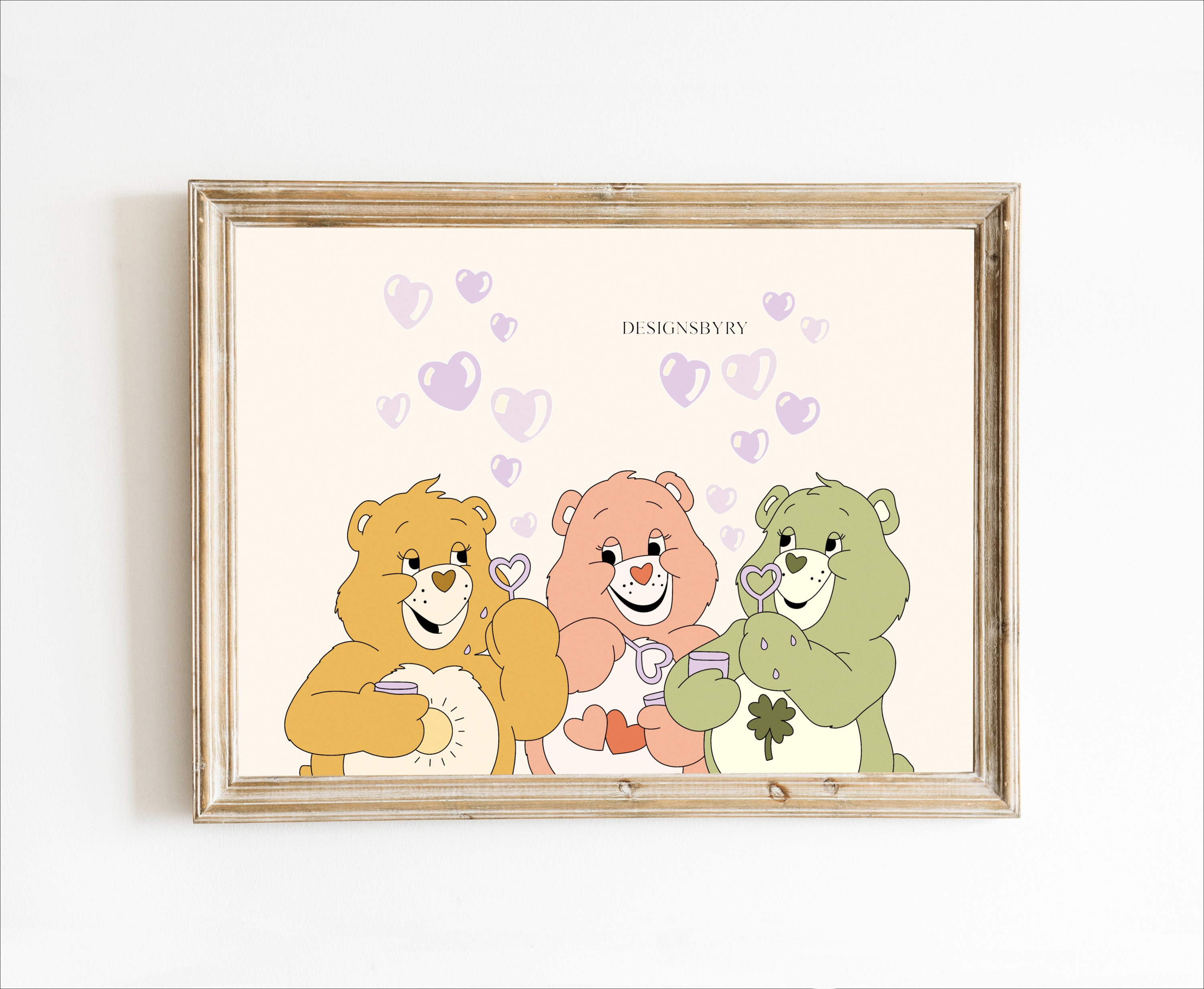 Care bear poster - Etsy 日本