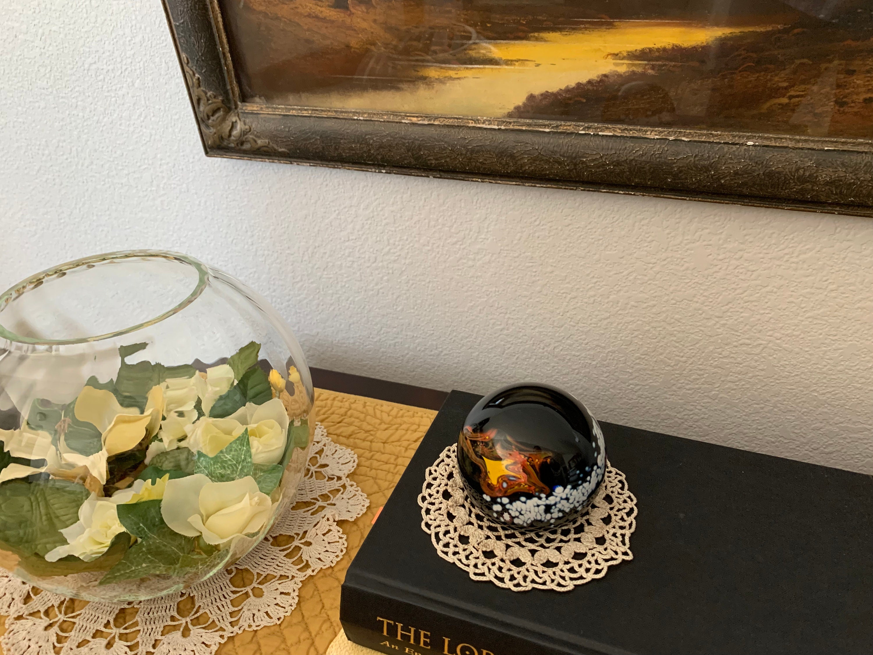 Selkirk Glass Merlin Sky Large Glass Paperweight Wizard's Selkirk Glass Merlin Sky Large Glass Paperweight Wizard's