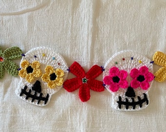 Dia De Los Muertos Handmade Garland