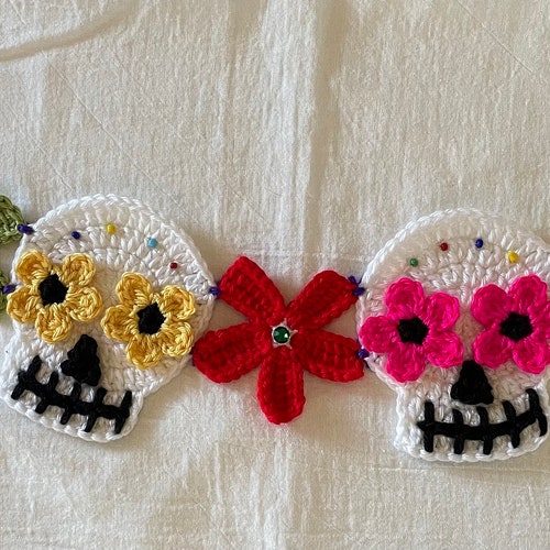 Dia De Los Muertos Handmade Garland