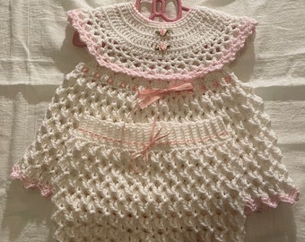 Hand Crochet Baby Angel Top and Shorts 0-3 Months Crocheted - Etsy UK