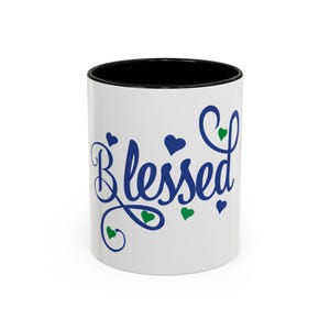 Blessed Fun Accent Coffee Mug, 11oz