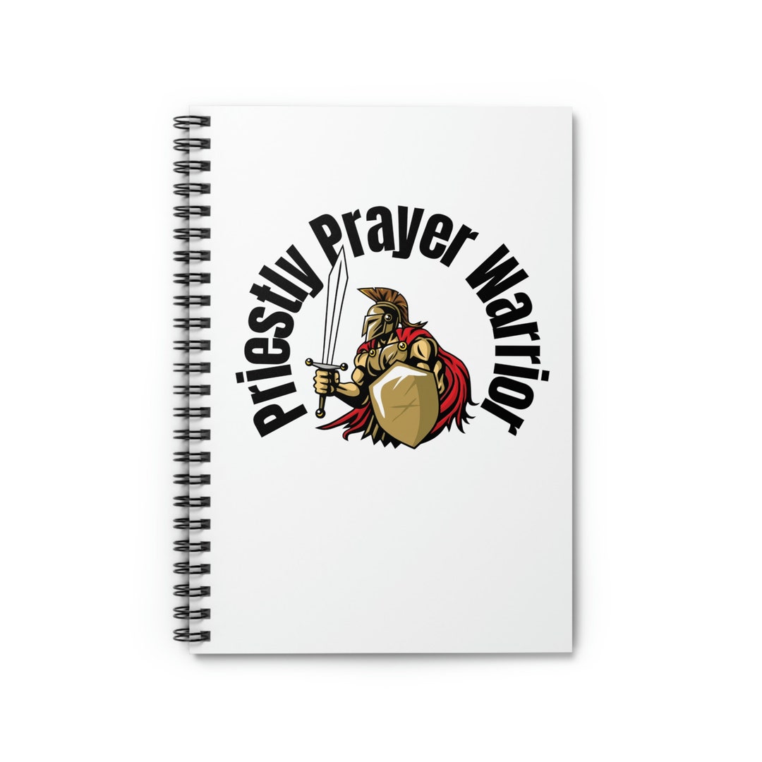 Priestly Prayer Warrior Spiral Notebook - Ruled Line - Etsy