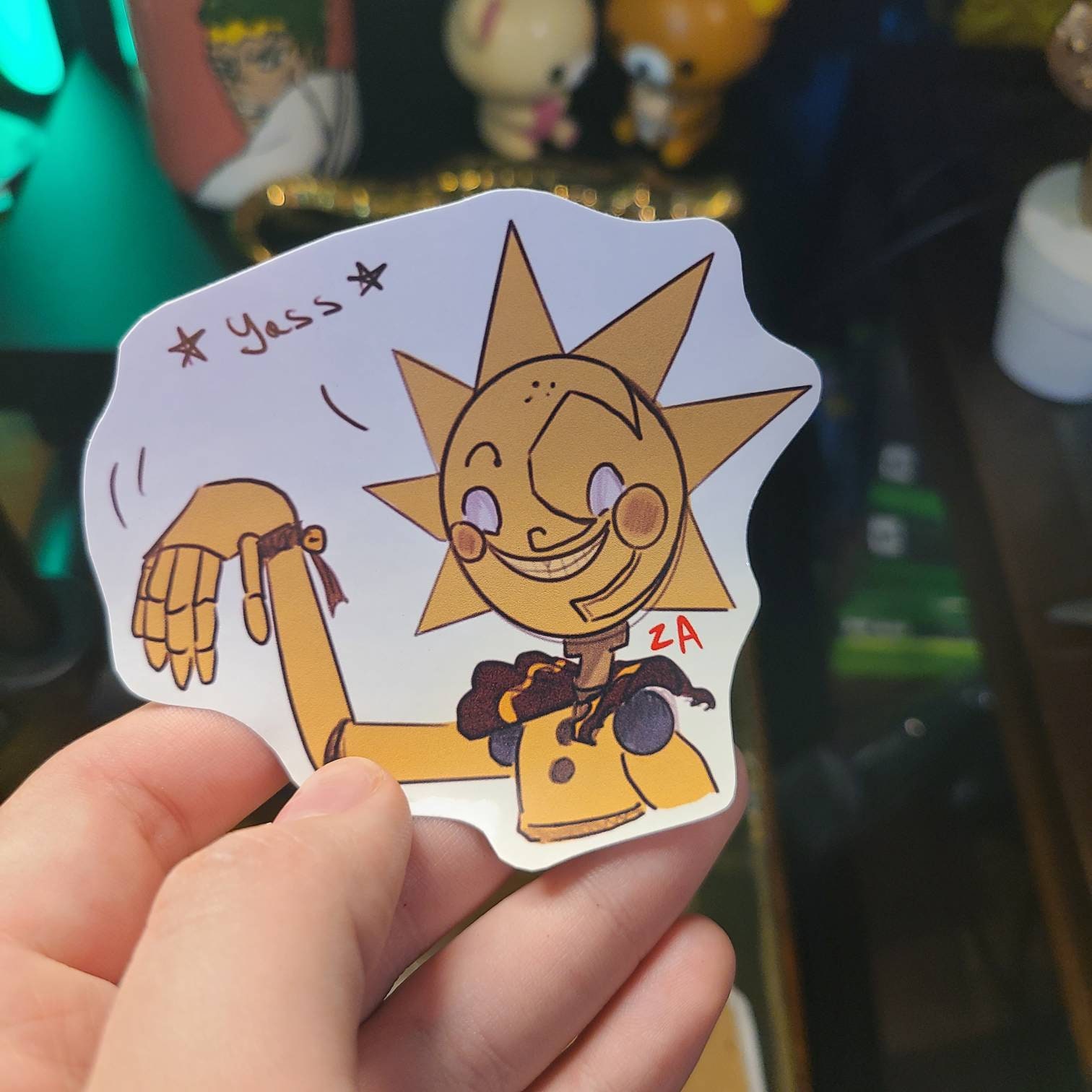 FNAF:SB Sun and Moon animatronic stickers -  Portugal