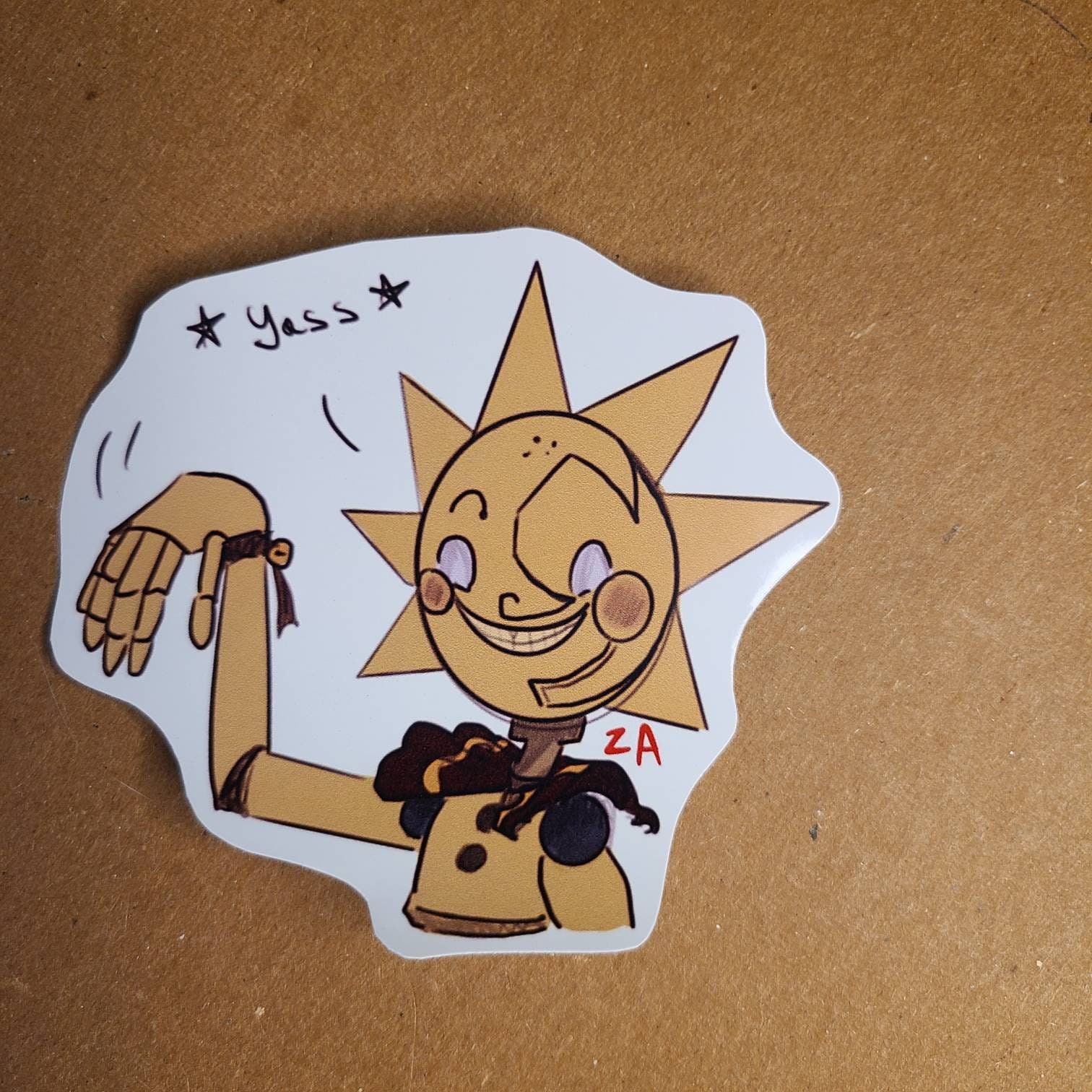 Sun & Moon Animatronics Sticker for Sale by MtnDew3301