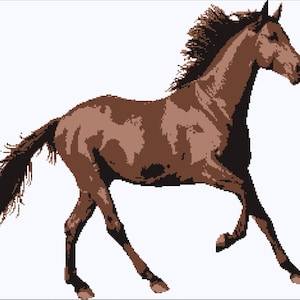 Single Crochet Graphghan Blanket Pattern - Horse