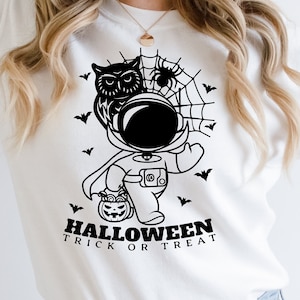 Horror svg, Halloween für Kinder, Weltraum Astronaut, Astronaut Png, geschnittene Dateien für Cricut, Süßes oder Saures svg, Horror svg, Halloween svg, Spooky